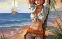 women paintings pirate sea dogs redheads paint artwork 2100x3000 wallpaper 